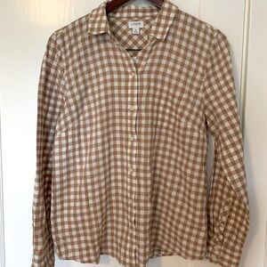 J Crew Women’s flannel shirt